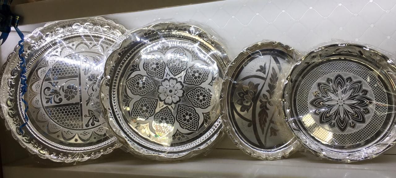Silver Food Plates